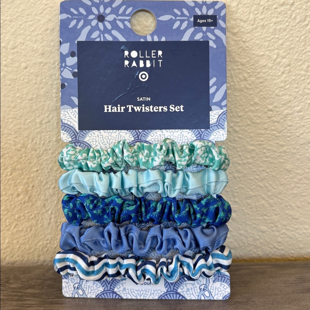 Roller Rabbit x Target NWT Hair Binders 5pk Blue Multi